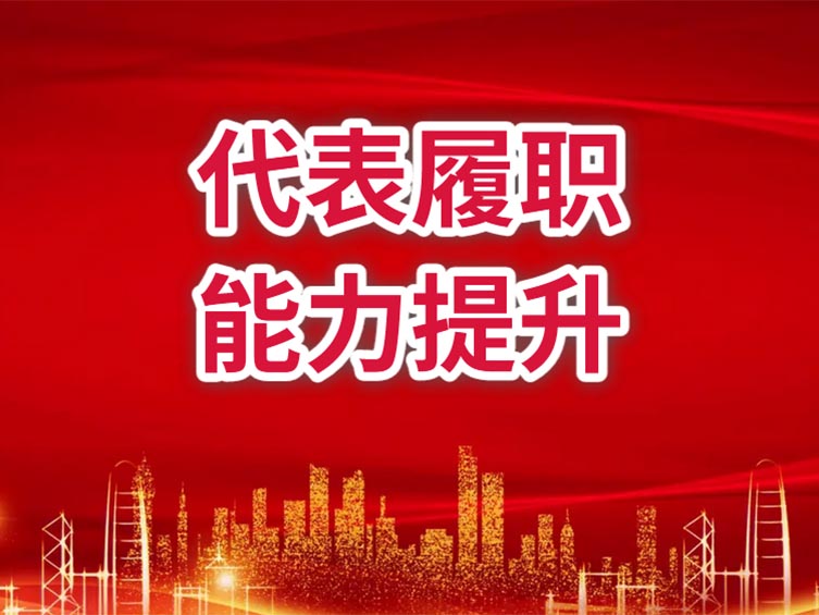 人大代表履職能力提升